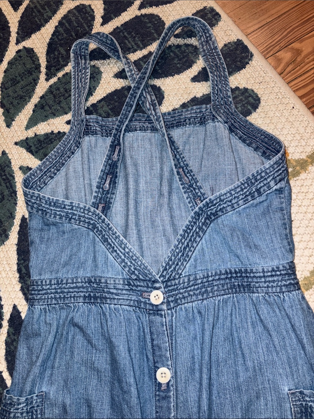 Madewell denim Apron Dress size 4 - Picture 8 of 8